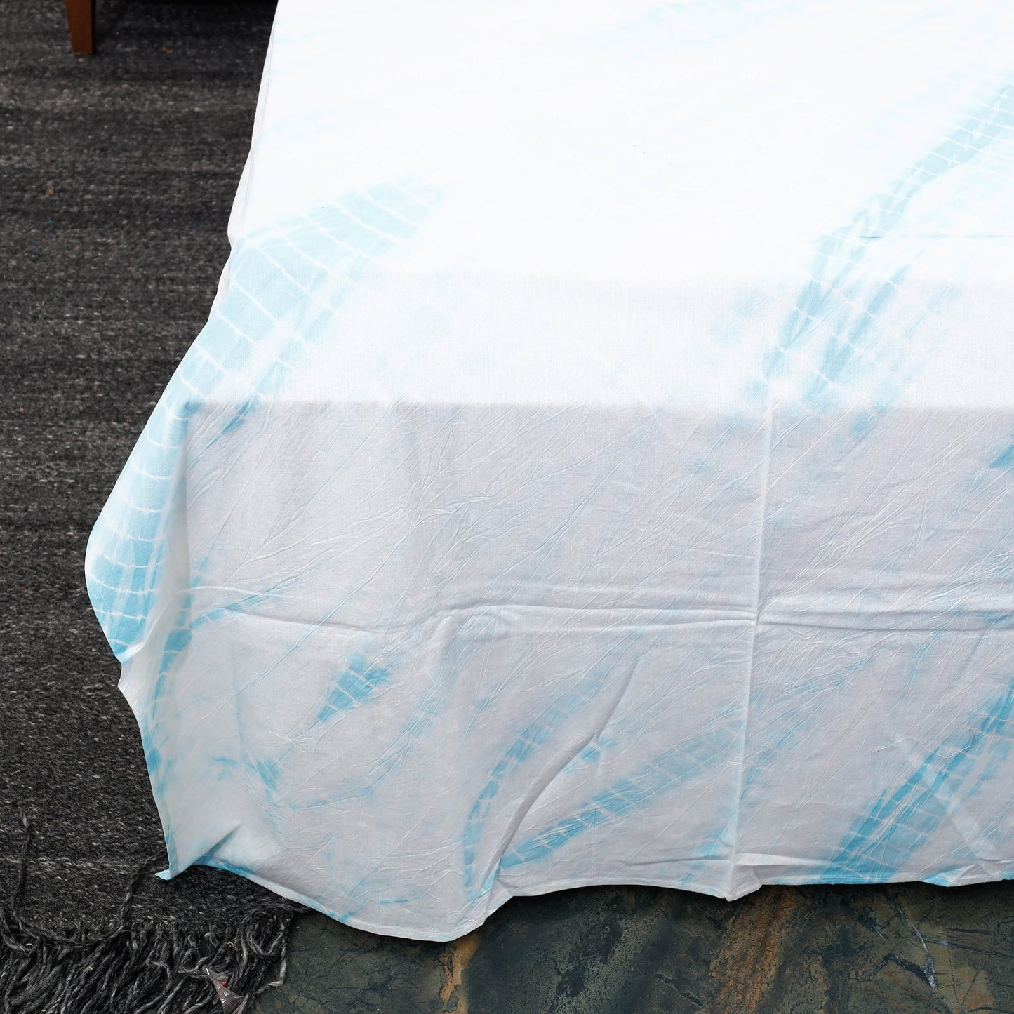 Buy Tie & Dye Cotton Double Shibori Bed Sheet Set