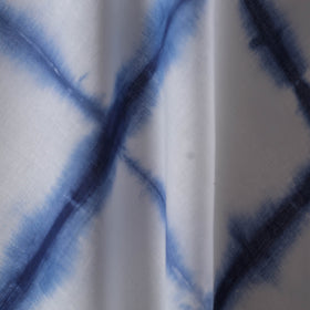 Black - tie-dye cotton shibori fabric 06 - handcrafted