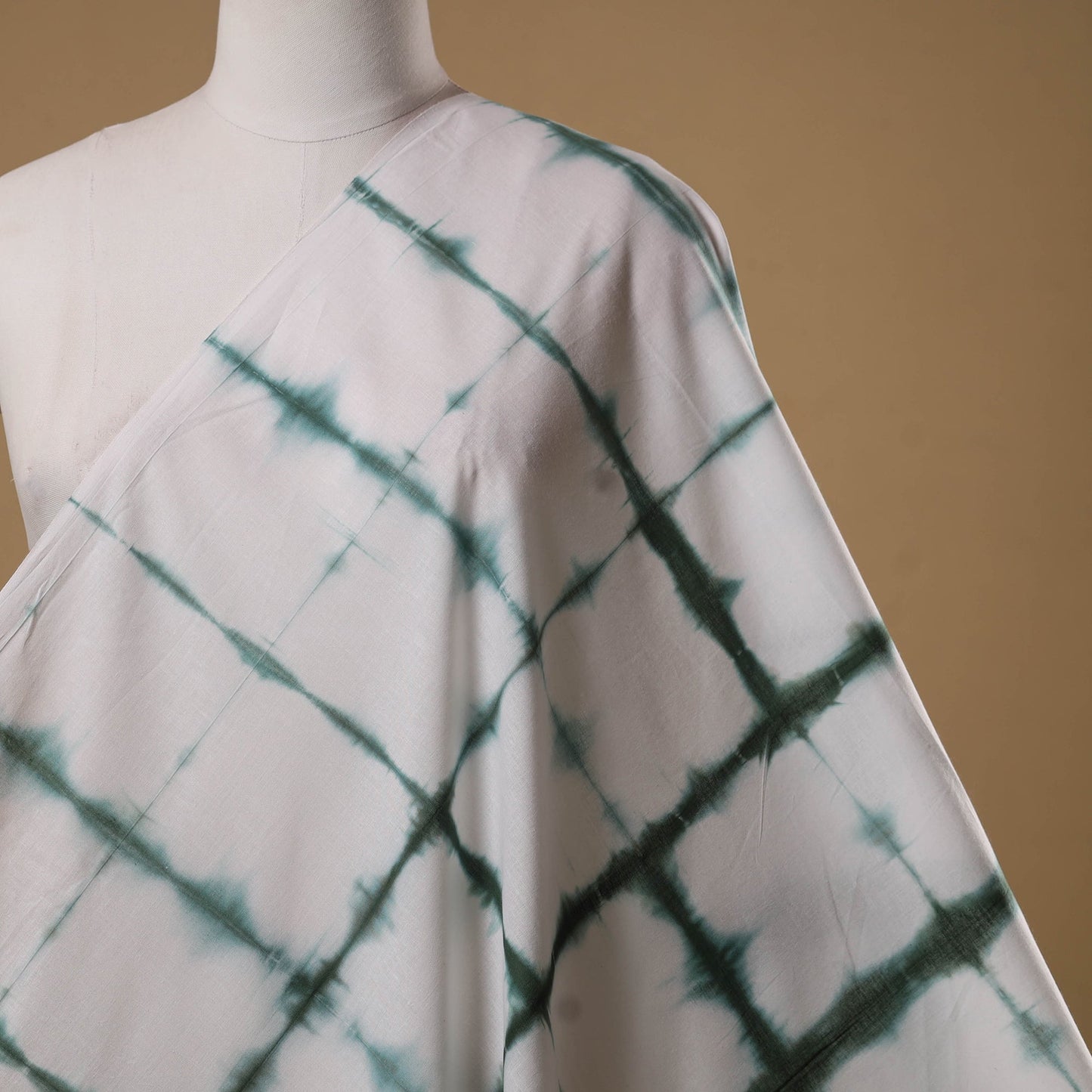 Tie-dye cotton shibori fabric 24 - handcrafted