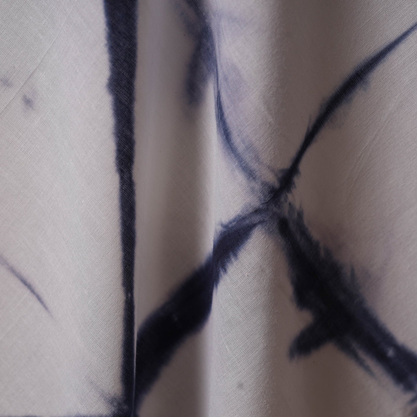 Tie-dye cotton shibori fabric 30 - handcrafted