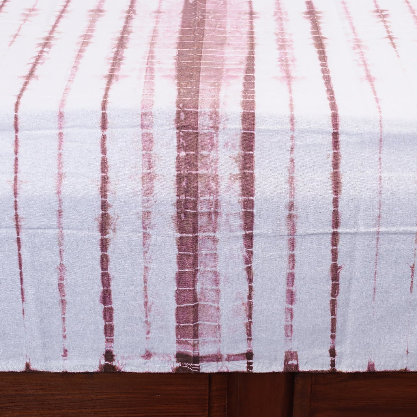 White Tie & Dye Cotton Single Shibori Bed Sheet