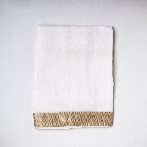  Traditional Chanderi Silk Handloom Precut Fabric 