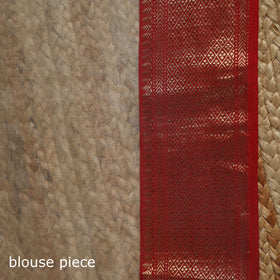 White - traditional handloom chanderi silk saree 04