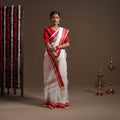  Traditional Handloom Maheshwari Silk Saree 