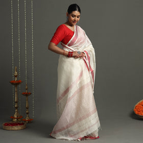  Traditional Handloom Maheshwari Silk Saree