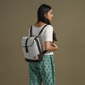  Upcycled Weave Handcrafted Laptop Backpack Online at iTokri.com