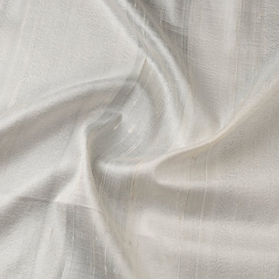 White - vidarbha tussar x ghicha silk handloom fabric 10