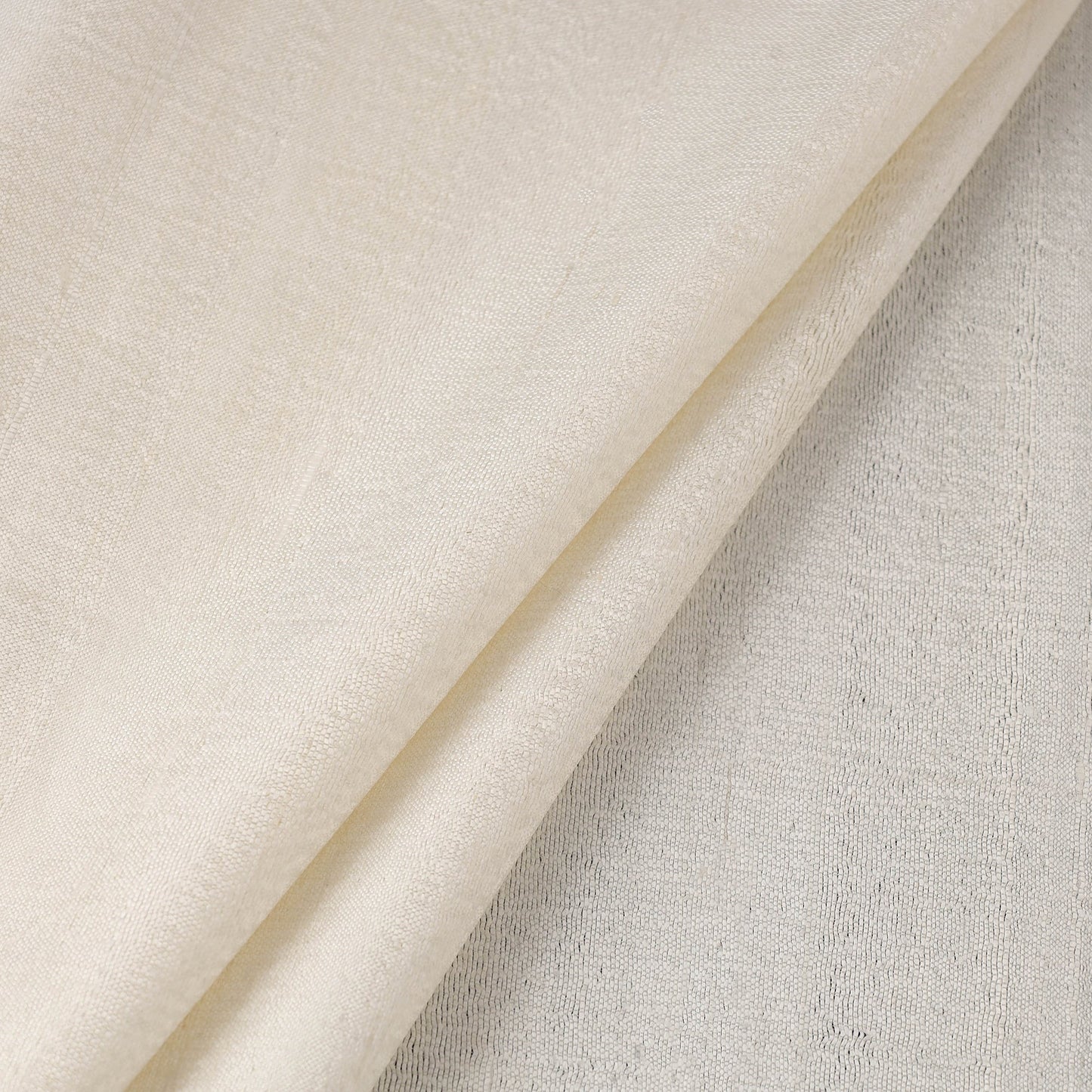 White - vidarbha tussar x ghicha silk handloom fabric 10