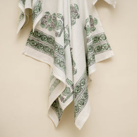 Waffle weave cotton handwoven sanganeri towel (set of 3) 14