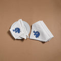 Waffle weave handwoven sanganeri table napkin (set of 4) 03