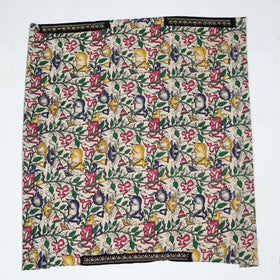 Buy Zardozi Hand Embroidered Kalamkari Cotton Blouse Piece 25 Online at iTokri.com