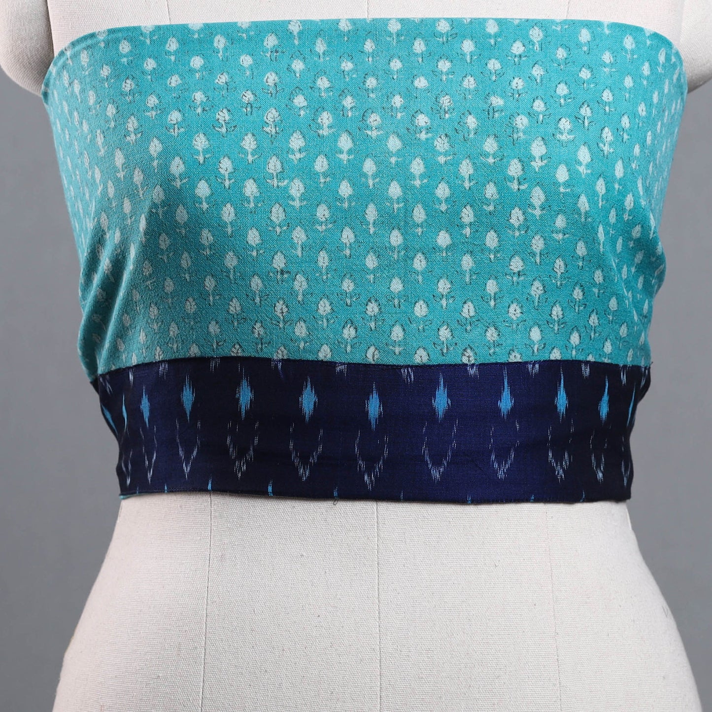 Woollen akola blouse piece 24 - handcrafted