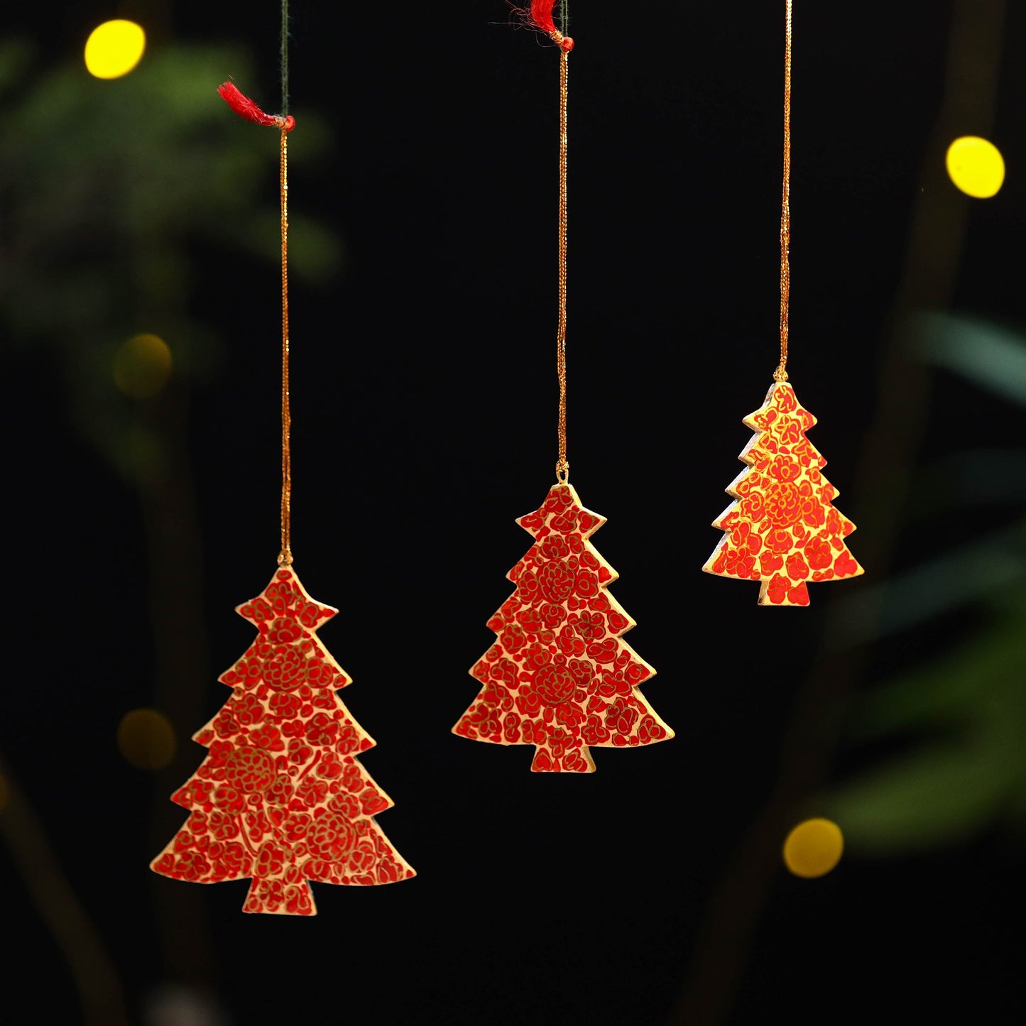  Buy Kashmir Handpainted Christmas Decor Ornament 