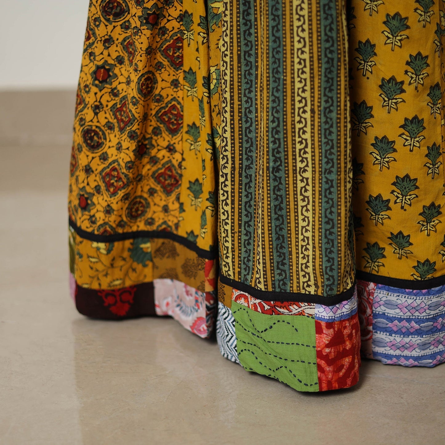 ajrakh skirt
