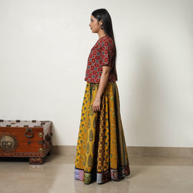 ajrakh skirt