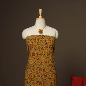 2pc cotton unstitched dress material with jewellery set 15