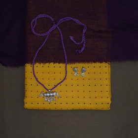 2pc cotton unstitched jacquard dress material