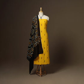 2pc cotton unstitched jacquard dress material