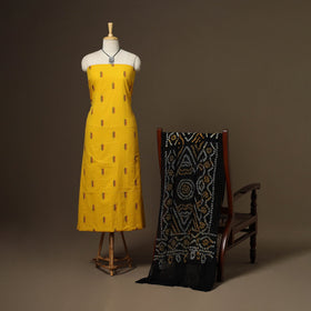 2pc cotton unstitched jacquard dress material