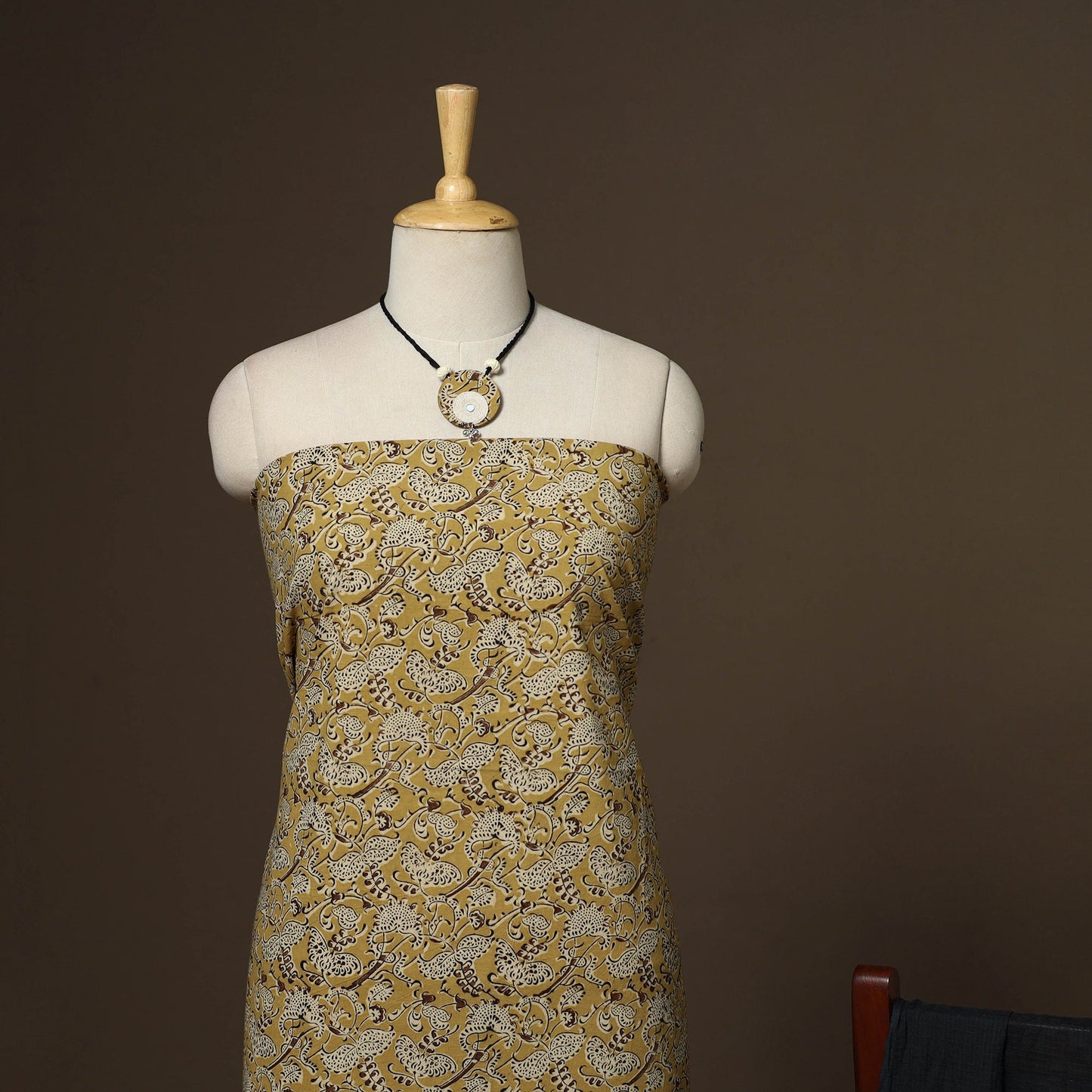 2pc cotton unstitched pedana kalamkari dress material