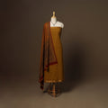 Yellow - 2pc handloom cotton unstitched mangalagiri dress