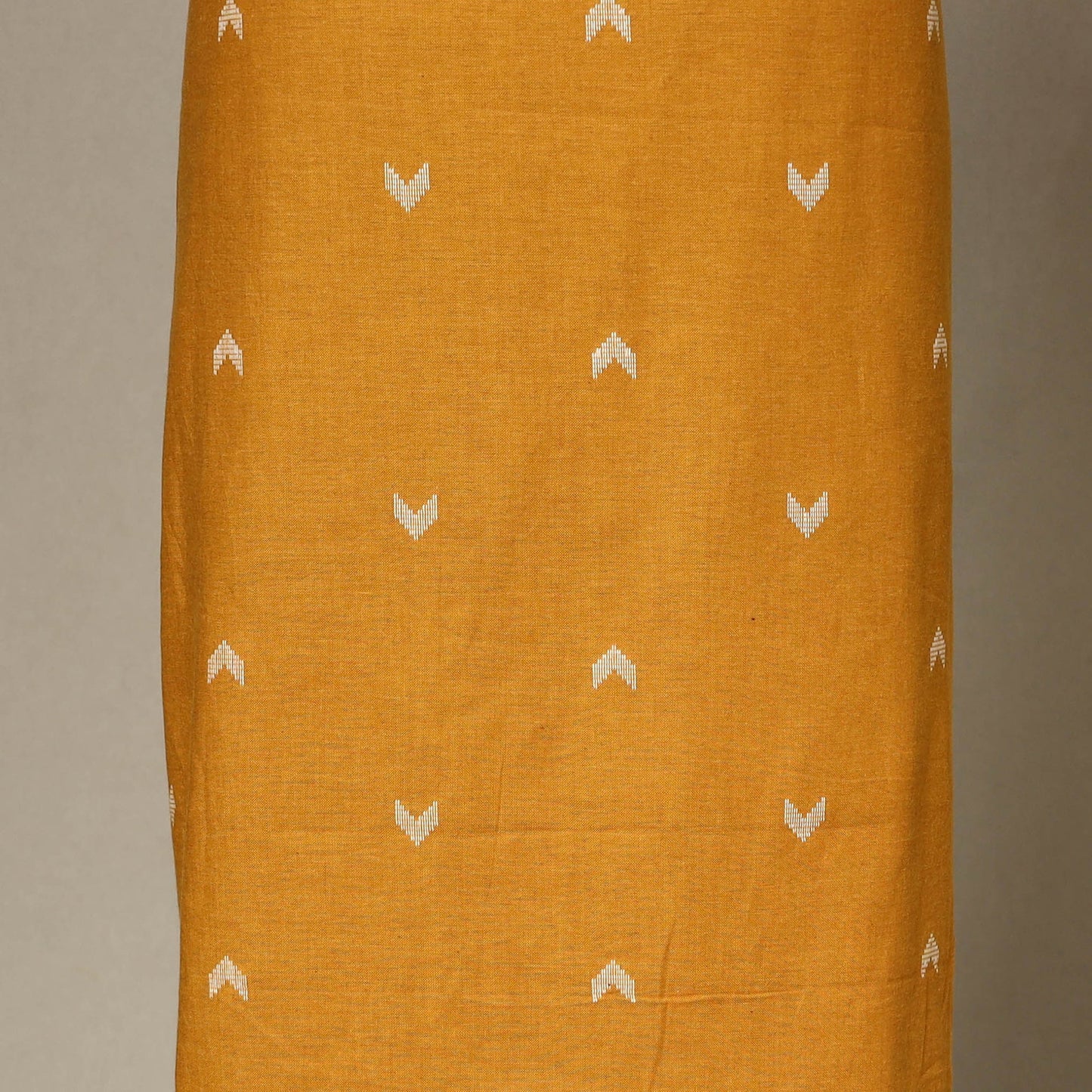 Yellow - 2pc unstitched jacquard dress material