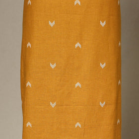 Yellow - 2pc unstitched jacquard dress material