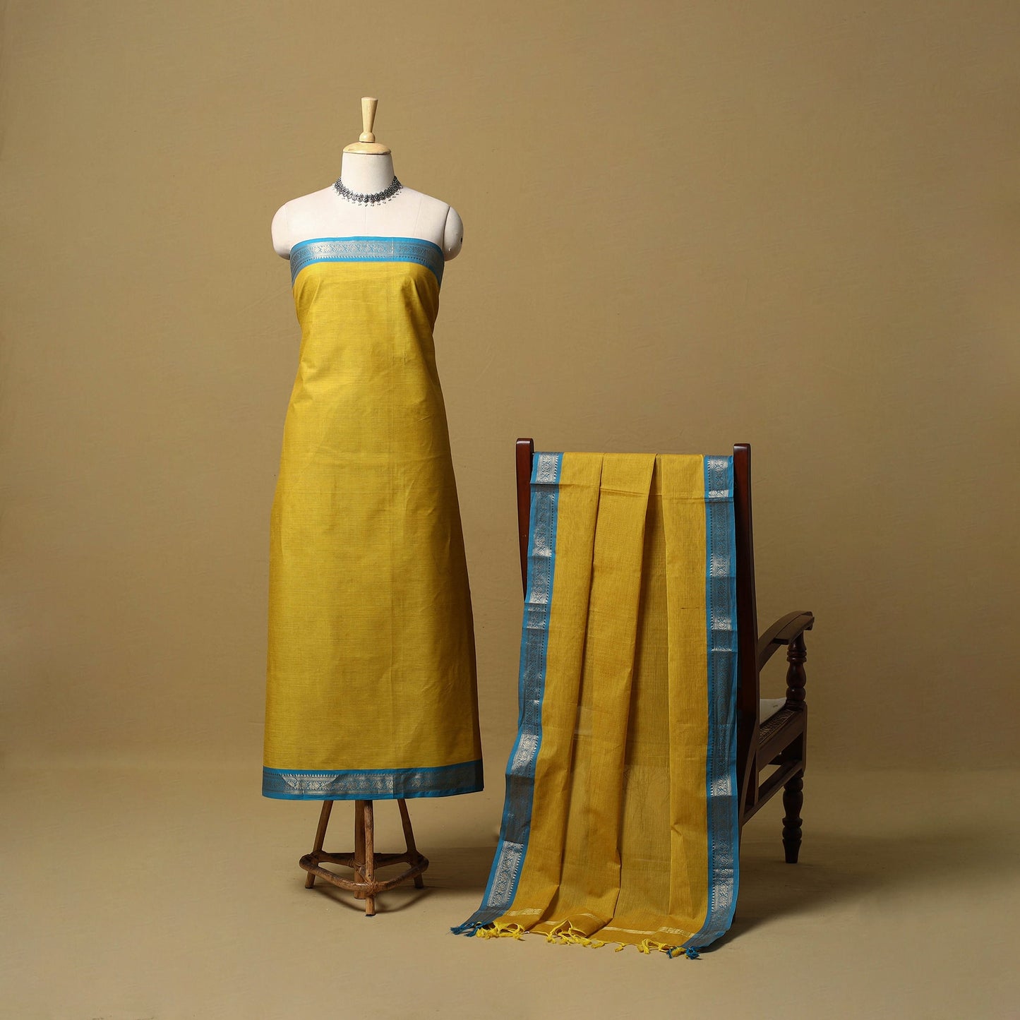 2pc unstitched kandangi chettinad cotton dress material 03