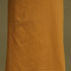 Yellow 2pc Unstitched Plain Dress Material with Jewellery Set