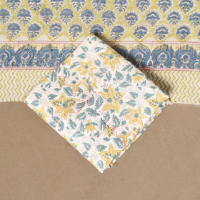 3pc chanderi silk unstitched hand sanganeri dress material