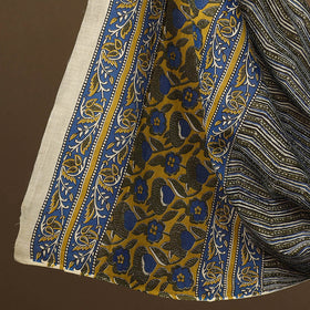 Buy Yellow 3pc Block Print Cotton Bagru Dress Material