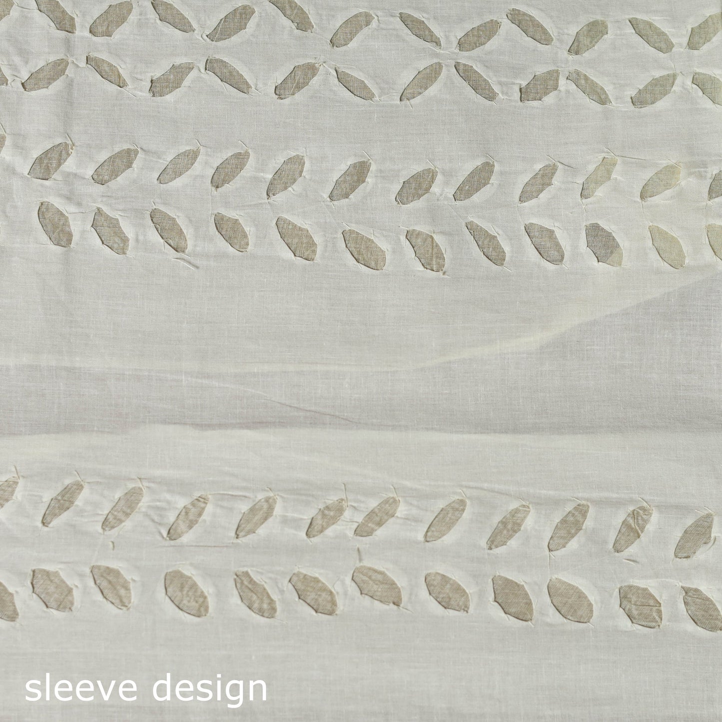 Yellow - 3pc cotton unstitched barmer applique cut work