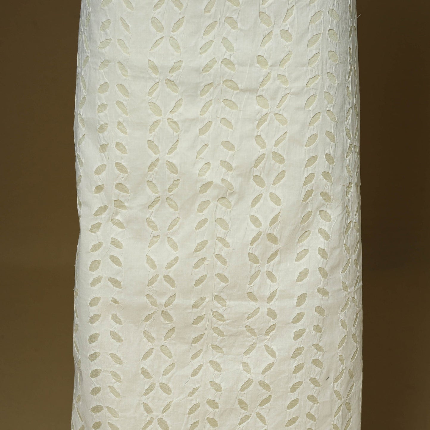 Yellow - 3pc cotton unstitched barmer applique cut work