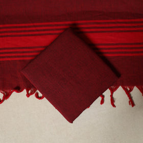 Yellow 3pc Cotton Unstitched Dharwad Dress Material