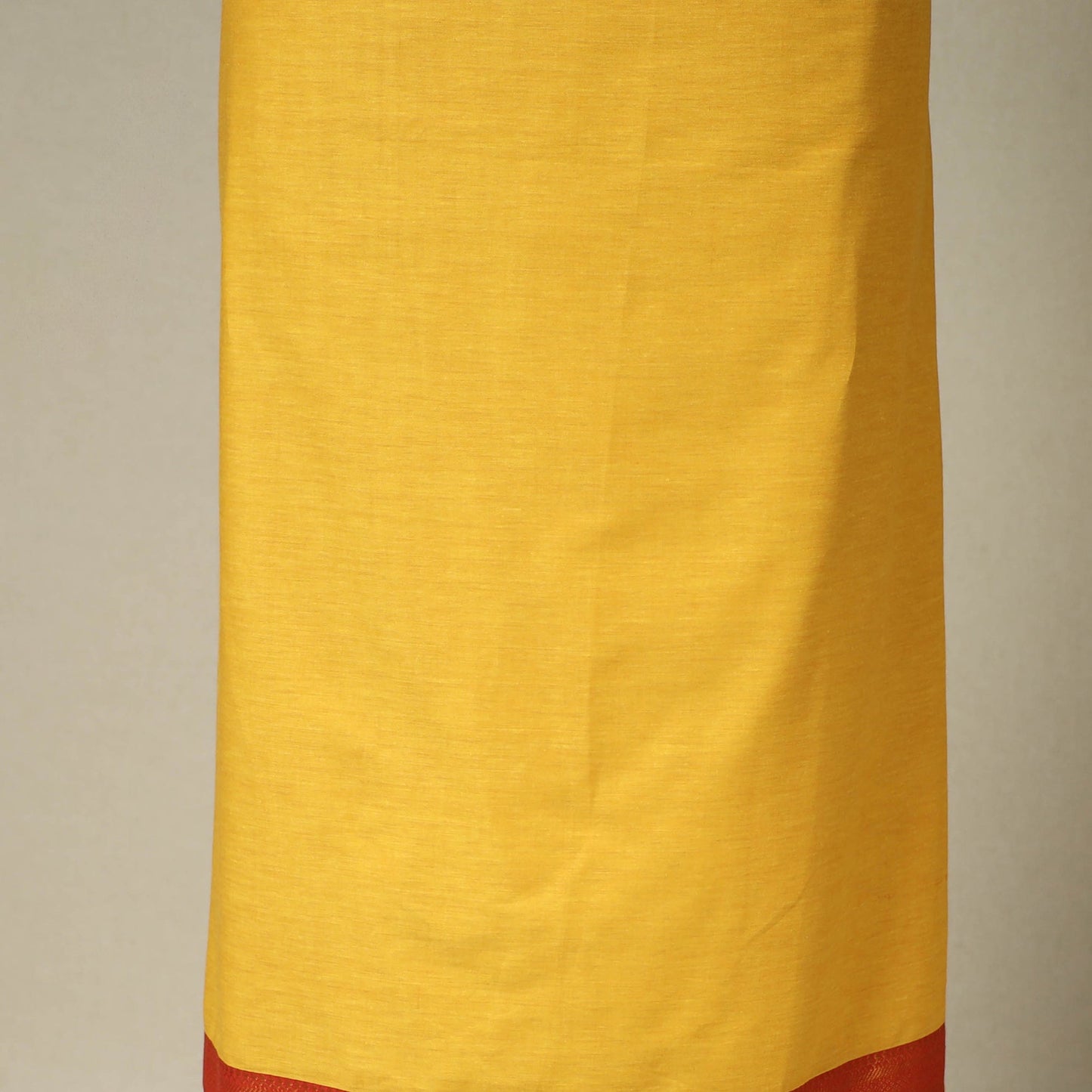 Yellow 3pc Cotton Unstitched Dharwad Dress Material
