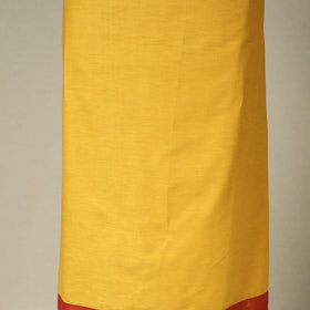Yellow 3pc Cotton Unstitched Dharwad Dress Material