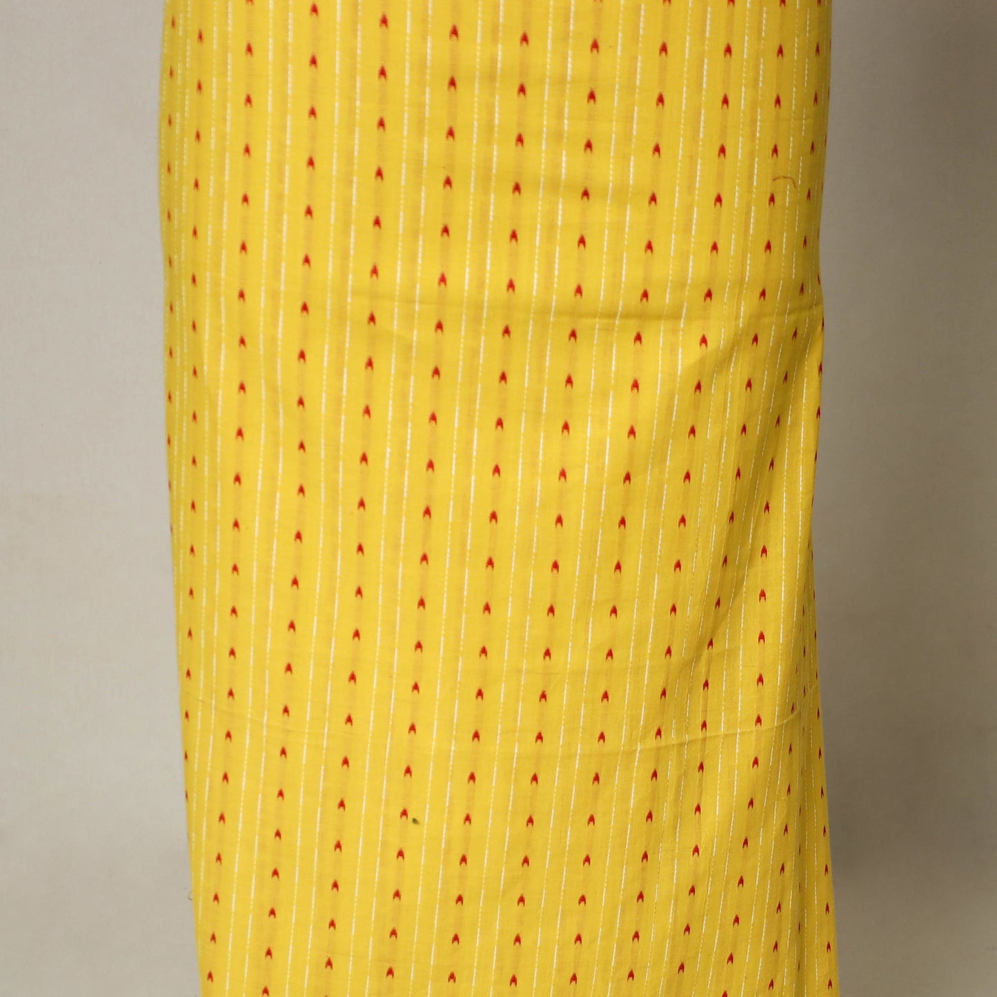 Yellow - 3pc cotton unstitched jacquard dress material 39