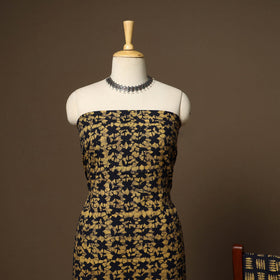 Yellow - 3pc cotton unstitched kutch batik dress material