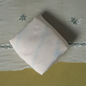 Yellow - 3pc hand embroidery cotton lucknow chikankari