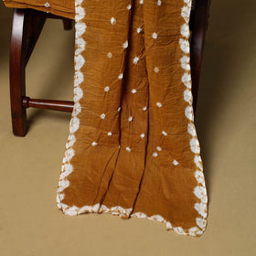 Blue - 3pc kutch tie-dye satin cotton bandhani unstitched