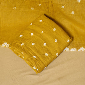 3pc kutch tie-dye satin cotton unstitched bandhani dress