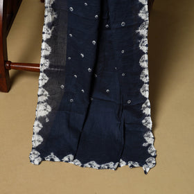 3pc kutch tie-dye satin cotton unstitched bandhani dress