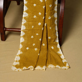 3pc kutch tie-dye satin cotton unstitched bandhani dress