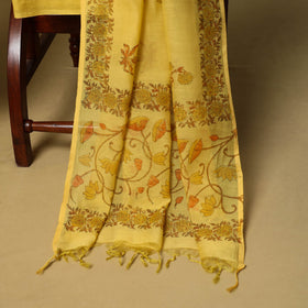 3pc mul chanderi handloom unstitched sanganeri dress