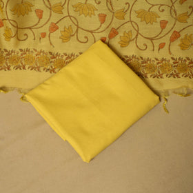 3pc mul chanderi handloom unstitched sanganeri dress