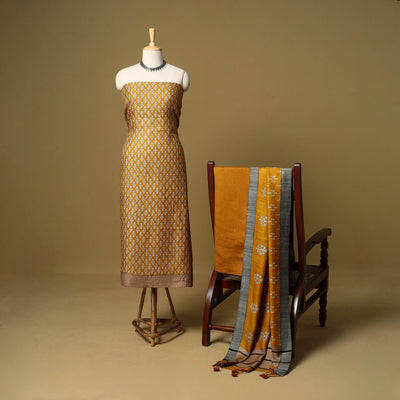 3pc pashmina wool handloom unstitched sanganeri dress