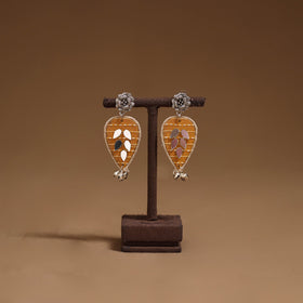 Aditi mirror & ghungroo work gs fabart handmade earrings