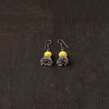 Afiya german silver jhumki earrings - handcrafted