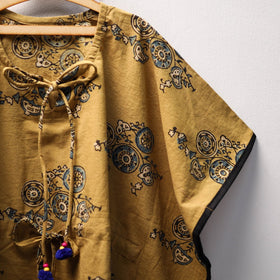 Yellow - cotton kids kaftan (3-4 years) 22 - handcrafted