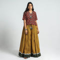 ajrakh long skirt 